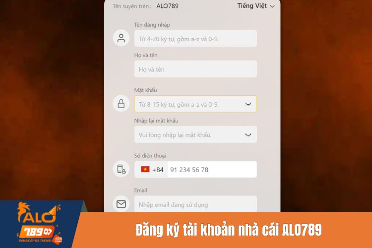 Đăng ký tài khoản nhà cái ALO789