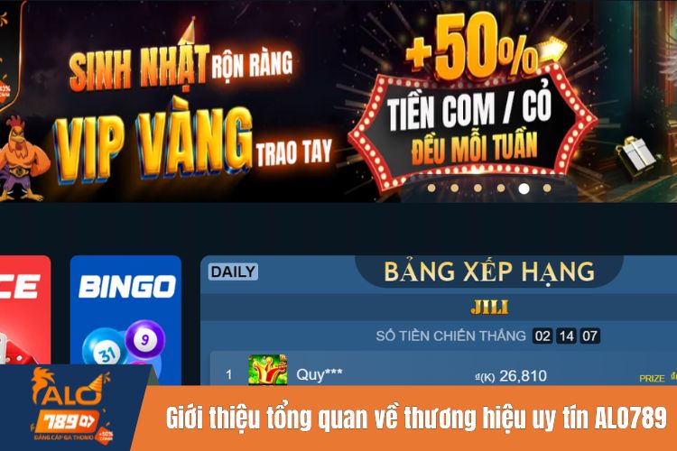 Giới thiệu tổng quan về thương hiệu uy tín ALO789